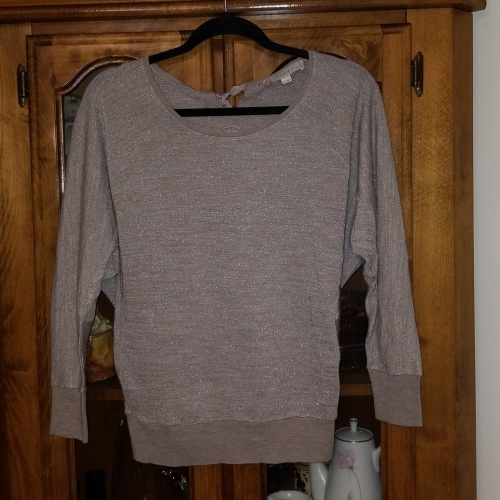 ❤LOFT Sweater with metallic sparkle